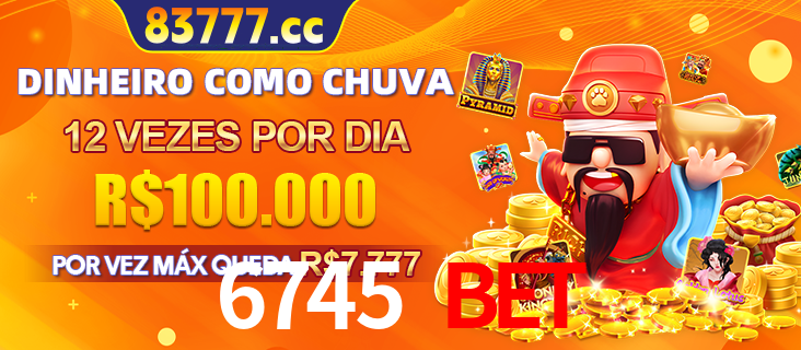 Banner do programa de recompensas Recomende para amigos do 6745 BET, detalhando os bônus por convidar amigos, com prêmios que chegam a R$288.888.